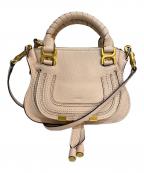 Chloeクロエ）の古着「マーシー レザー クロスボディ ショルダーバッグ」｜ピンク