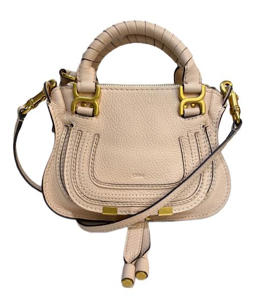 Chloe（クロエ）Chloe (クロエ) マーシー レザー クロスボディ ショルダーバッグ ピンクの古着・服飾アイテム