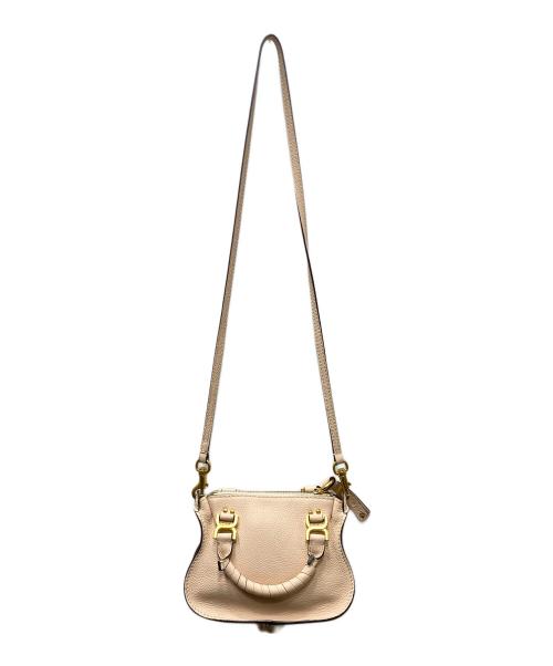 Chloe（クロエ）Chloe (クロエ) マーシー レザー クロスボディ ショルダーバッグ ピンクの古着・服飾アイテム