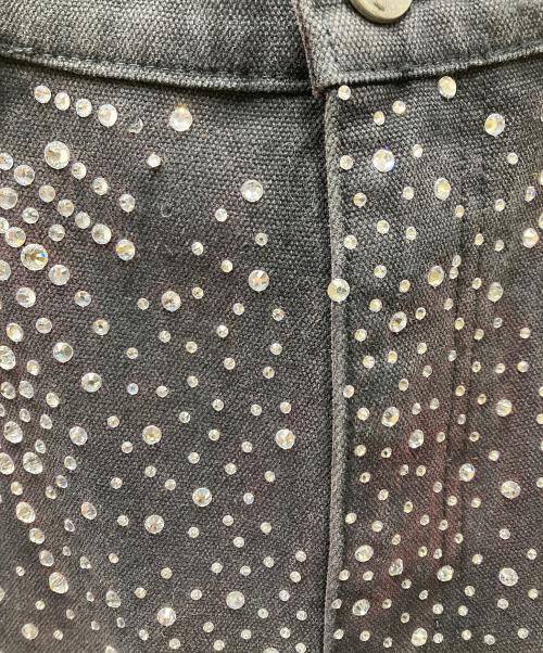 BIRTH OF ROYAL CHILD（バース オブ ロイヤル チャイルド）Birth of Royal Child (バース オブ ロイヤル チャイルド) Child Diamond Shorts デニムハーフパンツ ブラック サイズ:Ｍの古着・服飾アイテム