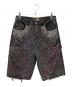 Birth of Royal Child（バース オブ ロイヤル チャイルド）の古着「Child Diamond Shorts デニムハーフパンツ」｜ブラック