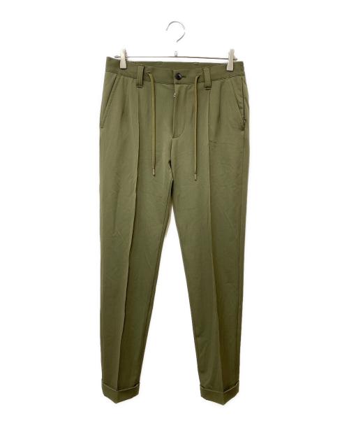 1piu1uguale3（ウノピュウノウグァーレトレ）1piu1uguale3 (ウノピュウノウグァーレトレ) イージースラックスパンツ グリーン サイズ:SIZE 4の古着・服飾アイテム