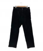 Carhartt WIPカーハート ワークインプログレス）の古着「Fint Pant/コーデュロイパンツ」｜ブラック