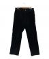Carhartt WIP（カーハート ワークインプログレス）の古着「Fint Pant/コーデュロイパンツ」｜ブラック