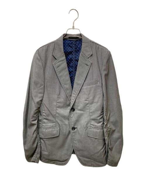 COMME des GARCONS HOMME（コムデギャルソン オム）COMME des GARCONS HOMME (コムデギャルソン オム) テーラードジャケット グレー サイズ:SIZE Mの古着・服飾アイテム