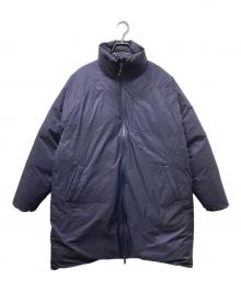 MARMOT（マーモット）の古着「750FP Vertical Long Down Jacket ダウンジャケット」｜ネイビー