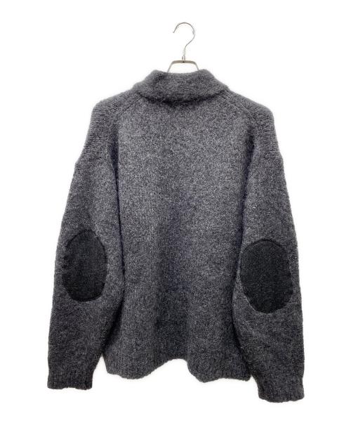 NOYN（ノイン）NOYN (ノイン) big collor zipup ジップカーディガン グレー サイズ:SIZE Freeの古着・服飾アイテム