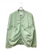 JIL SANDERジルサンダー）の古着「ボンバージャケット」｜グリーン