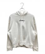 JIL SANDER+ジルサンダープラス）の古着「ロゴプリントパーカー」｜ホワイト