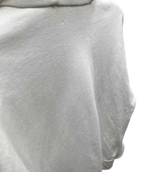 JIL SANDER+（ジルサンダープラス）JIL SANDER+ (ジルサンダープラス) ロゴプリントパーカー ホワイト サイズ:SIZE Sの古着・服飾アイテム