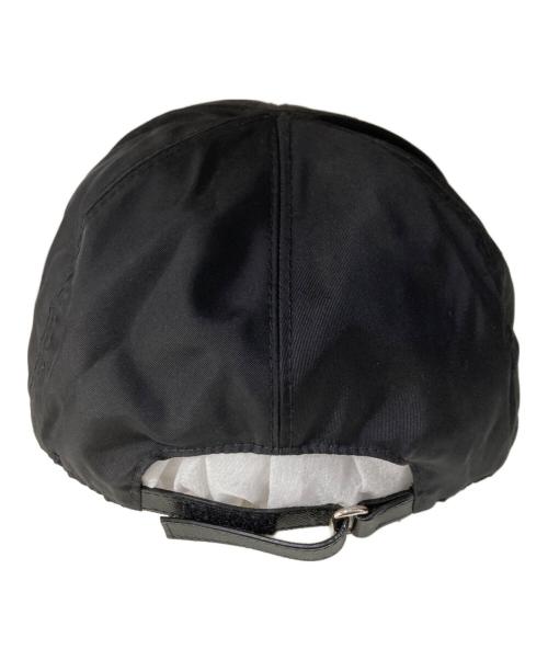 PRADA（プラダ）PRADA (プラダ) TESSUTO Monkey Cap ナイロンキャップ ブラック サイズ:Mの古着・服飾アイテム