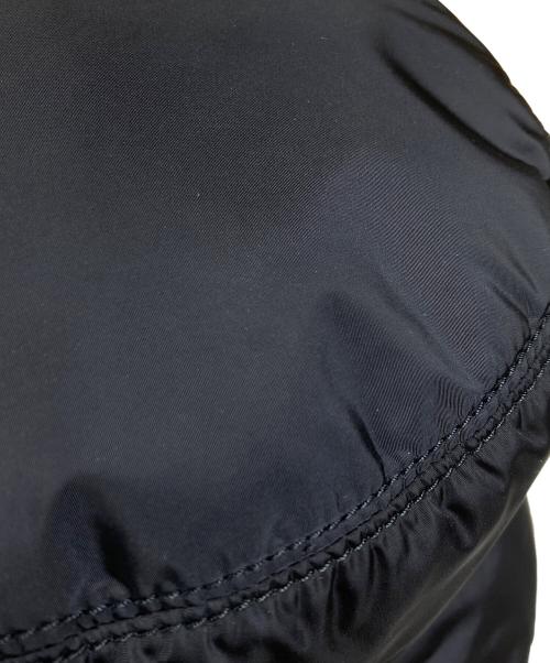 PRADA（プラダ）PRADA (プラダ) リナイロン刺繍バケットハット ブラック サイズ:SIZE Lの古着・服飾アイテム