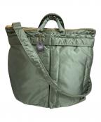 PORTERポーター）の古着「TANKER 2WAY HELMETBAG ヘルメットバッグ」｜グリーン