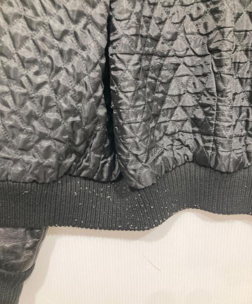 DANIELE ALESSANDRINI（ダニエレアレッサンドリーニ）DANIELE ALESSANDRINI (ダニエレアレッサンドリーニ) レザージャケット ブラック サイズ:54の古着・服飾アイテム