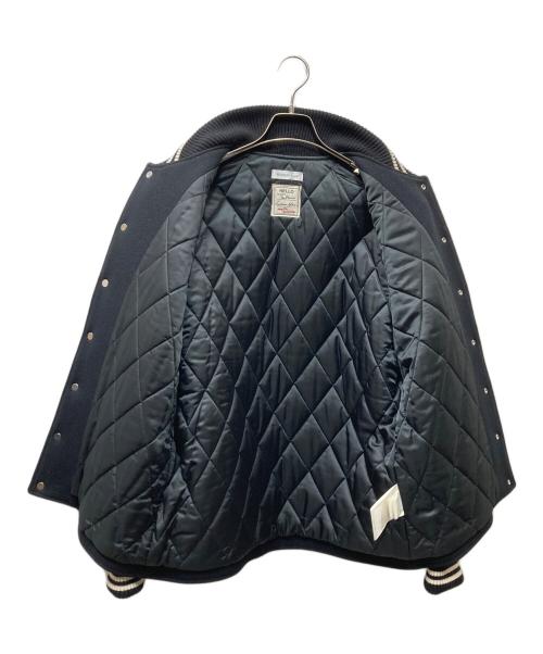 MADISON BLUE（マディソンブルー）MADISON BLUE (マディソンブルー) Ron Herman (ロンハーマン) 別注 レザー切替ウールスタジャン ブラック サイズ:03の古着・服飾アイテム