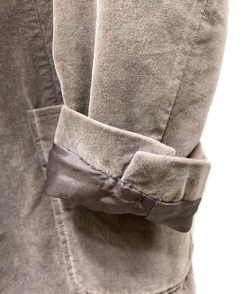 Maison Margiela 10（メゾンマルジェラ 10）Maison Margiela 10 (メゾンマルジェラ 10) ここのえタグ ベロアテーラードジャケット ブラウン サイズ:46の古着・服飾アイテム