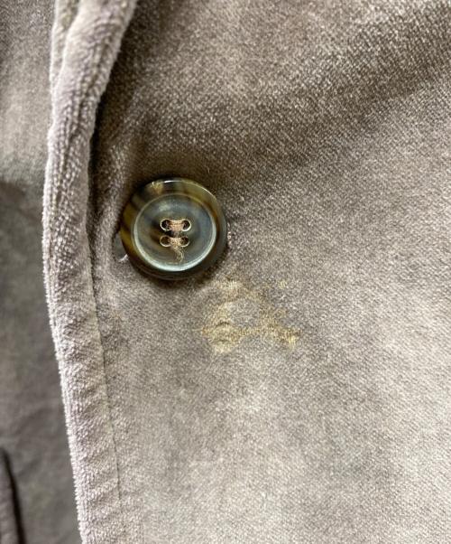 Maison Margiela 10（メゾンマルジェラ 10）Maison Margiela 10 (メゾンマルジェラ 10) ここのえタグ ベロアテーラードジャケット ブラウン サイズ:46の古着・服飾アイテム