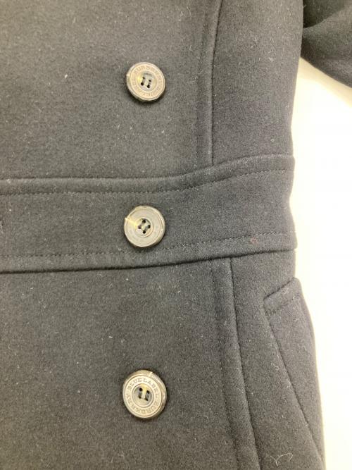 BURBERRY BLUE LABEL（バーバリー ブルー レーベル）BURBERRY BLUE LABEL (バーバリー ブルー レーベル) ダブルウールロングコート ブラック サイズ:36の古着・服飾アイテム