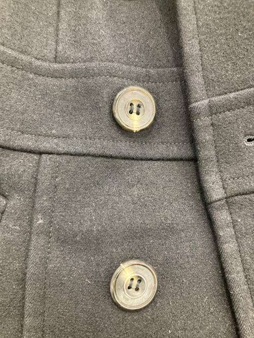 BURBERRY BLUE LABEL（バーバリー ブルー レーベル）BURBERRY BLUE LABEL (バーバリー ブルー レーベル) ダブルウールロングコート ブラック サイズ:36の古着・服飾アイテム