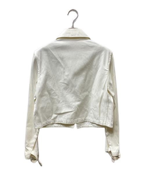 Salvatore Ferragamo（サルヴァトーレ フェラガモ）Salvatore Ferragamo (サルヴァトーレ フェラガモ) ファイヤーマンバックル クロップドジャケット サイズ:SIZE 40の古着・服飾アイテム