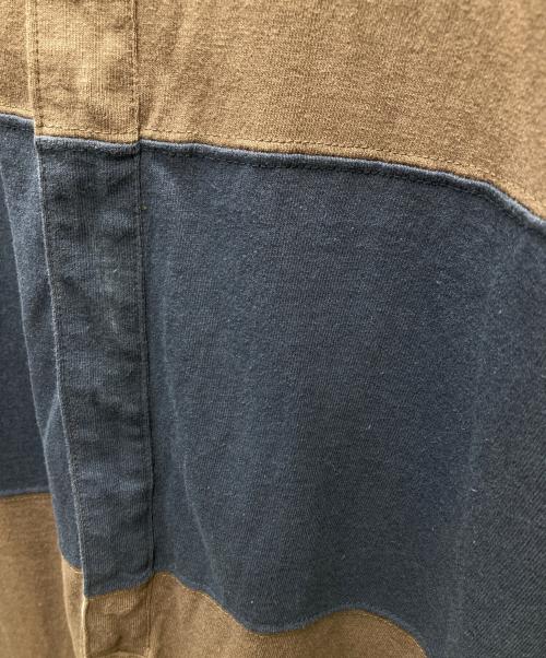 ETRE TOKYO（エトレトウキョウ）ETRE TOKYO (エトレトウキョウ) ラガーシャツショートオールインワン ブラウン サイズ:Mの古着・服飾アイテム