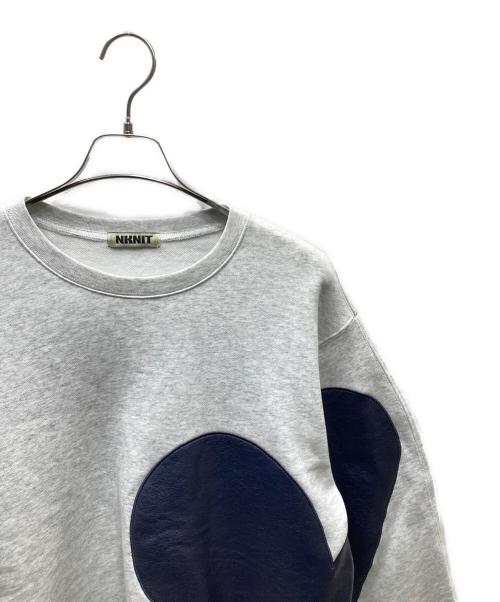 NKNIT（ンニット）NKNIT (ンニット) pattern pullover sweat ハートデザインスウェット グレー サイズ:SIZE Freeの古着・服飾アイテム