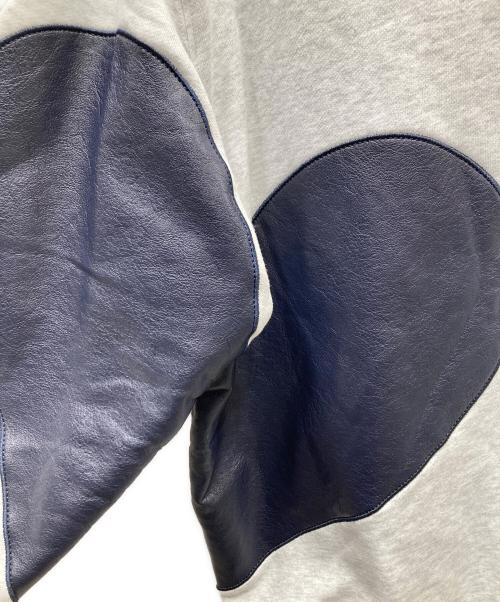 NKNIT（ンニット）NKNIT (ンニット) pattern pullover sweat ハートデザインスウェット グレー サイズ:SIZE Freeの古着・服飾アイテム