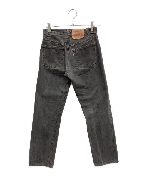 LEVI'S（リーバイス）LEVI'S (リーバイス) 501 USA製 先染め ブラックデニム ブラック サイズ:W28の古着・服飾アイテム