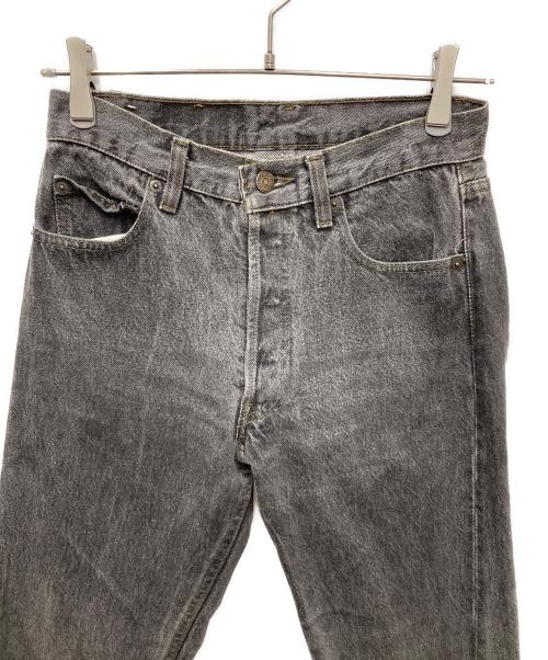 LEVI'S（リーバイス）LEVI'S (リーバイス) 501 USA製 先染め ブラックデニム ブラック サイズ:W28の古着・服飾アイテム