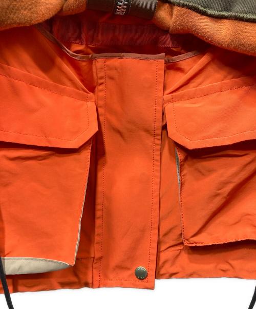 sacai（サカイ）sacai (サカイ) Sponge Sweat x Nylon Twill Hoodie フーデッドジャケット カーキ×オレンジ サイズ:SIZE 2の古着・服飾アイテム