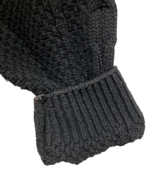 binghamton Knitting Co.（ビンガムトンニッティングカンパニー）binghamton Knitting Co. (ビンガムトンニッティングカンパニー) ケーブルニット ブラック サイズ:Lの古着・服飾アイテム