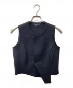 COMME des GARCONS NOIRコムデギャルソン ノワール）の古着「変形ウールベスト」｜ブラック