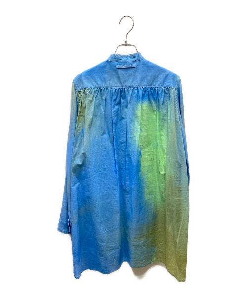 UNDERCOVER（アンダーカバー）UNDERCOVER (アンダーカバー) スカラッププルオーバーシャツ ブルー×グリーン サイズ:SIZE 1の古着・服飾アイテム