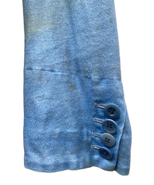 UNDERCOVER（アンダーカバー）UNDERCOVER (アンダーカバー) スカラッププルオーバーシャツ ブルー×グリーン サイズ:SIZE 1の古着・服飾アイテム