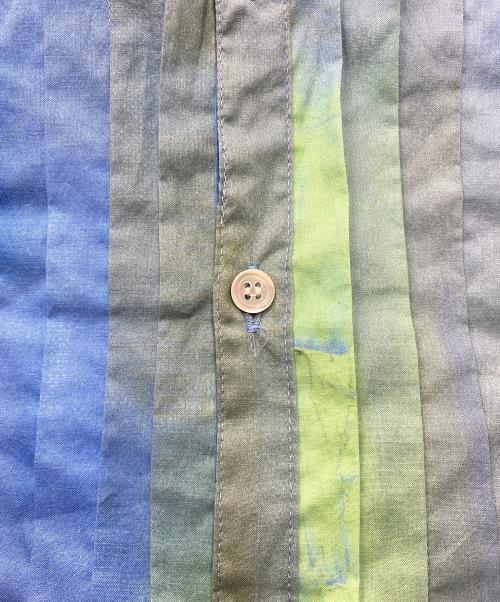 UNDERCOVER（アンダーカバー）UNDERCOVER (アンダーカバー) スカラッププルオーバーシャツ ブルー×グリーン サイズ:SIZE 1の古着・服飾アイテム