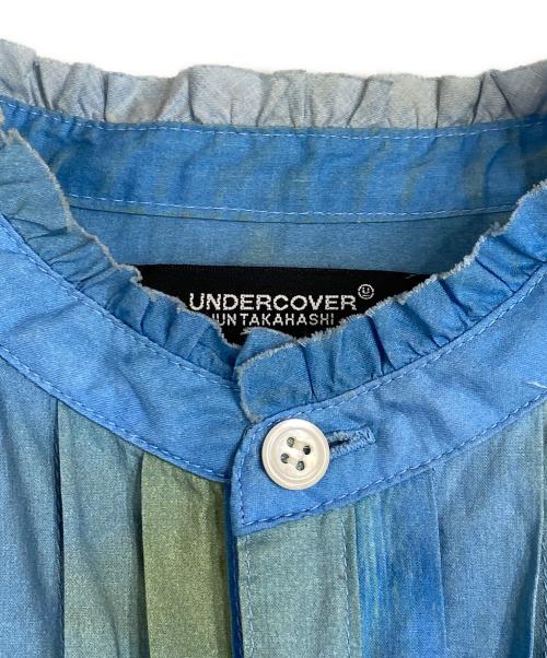 UNDERCOVER（アンダーカバー）UNDERCOVER (アンダーカバー) スカラッププルオーバーシャツ ブルー×グリーン サイズ:SIZE 1の古着・服飾アイテム