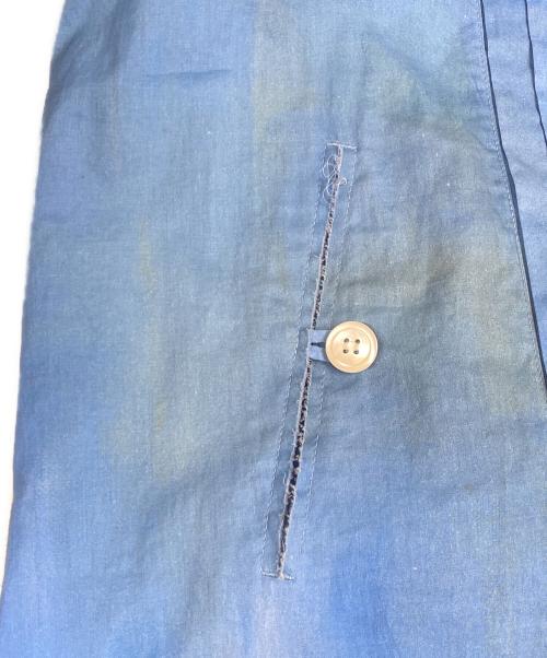 UNDERCOVER（アンダーカバー）UNDERCOVER (アンダーカバー) スカラッププルオーバーシャツ ブルー×グリーン サイズ:SIZE 1の古着・服飾アイテム