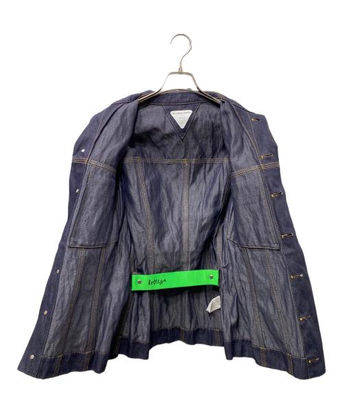 BOTTEGA VENETA（ボッテガベネタ）BOTTEGA VENETA (ボッテガベネタ) CINCHED DENIM JACKET ジャケット インディゴ サイズ:SIZE 38の古着・服飾アイテム