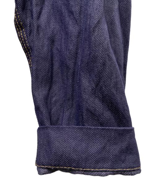BOTTEGA VENETA（ボッテガベネタ）BOTTEGA VENETA (ボッテガベネタ) CINCHED DENIM JACKET ジャケット インディゴ サイズ:SIZE 38の古着・服飾アイテム