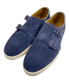 JOHN LOBB（ジョンロブ）の古着「HOLME ダブルモンク スニーカー」｜ネイビー