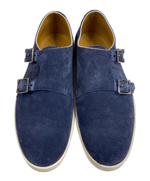 JOHN LOBB（ジョンロブ）JOHN LOBB (ジョンロブ) HOLME ダブルモンク スニーカー ネイビー サイズ:SIZE 7の古着・服飾アイテム