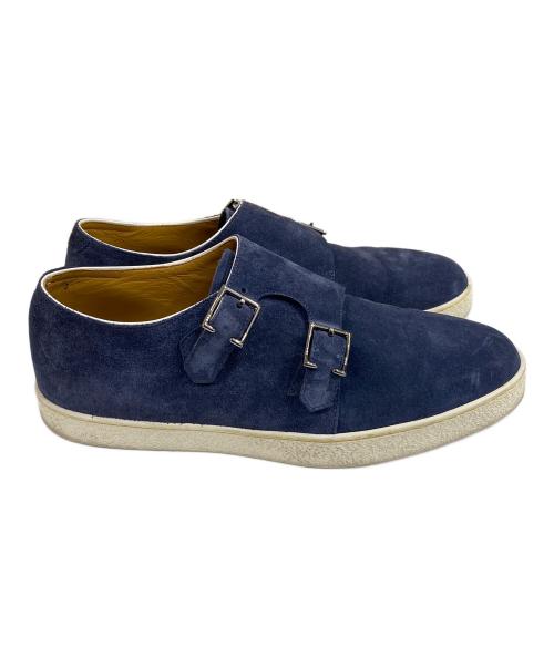 JOHN LOBB（ジョンロブ）JOHN LOBB (ジョンロブ) HOLME ダブルモンク スニーカー ネイビー サイズ:SIZE 7の古着・服飾アイテム