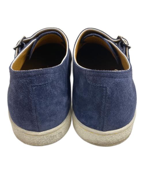 JOHN LOBB（ジョンロブ）JOHN LOBB (ジョンロブ) HOLME ダブルモンク スニーカー ネイビー サイズ:SIZE 7の古着・服飾アイテム