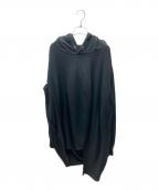 Champion×ANREALAGEチャンピオン×アンリアレイジ）の古着「REVERSE WEAVE(R) Hooded Sweatshirt 変形プルオーバーパーカー」｜ブラック