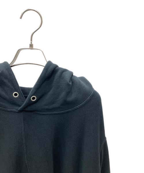 Champion（チャンピオン）Champion (チャンピオン) ANREALAGE (アンリアレイジ) REVERSE WEAVE(R) Hooded Sweatshirt 変形プルオーバーパーカー ブラック サイズ:Mの古着・服飾アイテム