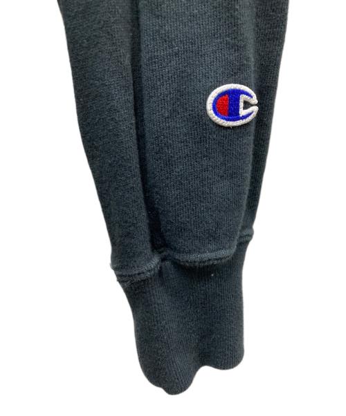 Champion（チャンピオン）Champion (チャンピオン) ANREALAGE (アンリアレイジ) REVERSE WEAVE(R) Hooded Sweatshirt 変形プルオーバーパーカー ブラック サイズ:Mの古着・服飾アイテム