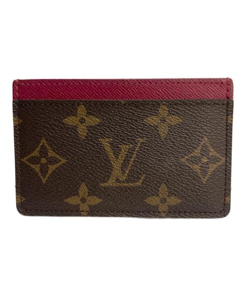 LOUIS VUITTON（ルイ ヴィトン）LOUIS VUITTON (ルイ ヴィトン) ポルトカルト サーンプル カードケース モノグラム フューシャ フューシャの古着・服飾アイテム