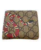 GUCCIグッチ）の古着「2つ折り財布」｜ベージュ