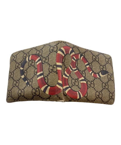 GUCCI（グッチ）GUCCI (グッチ) 2つ折り財布 ベージュの古着・服飾アイテム