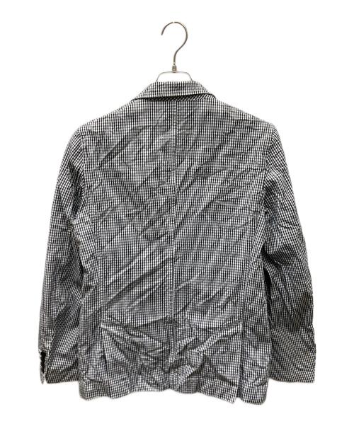 COMME des GARCONS HOMME DEUX（コムデギャルソン オム ドゥ）COMME des GARCONS HOMME DEUX (コムデギャルソン オム ドゥ) ギンガムチェックテーラードジャケット ホワイト サイズ:SIZE XSの古着・服飾アイテム